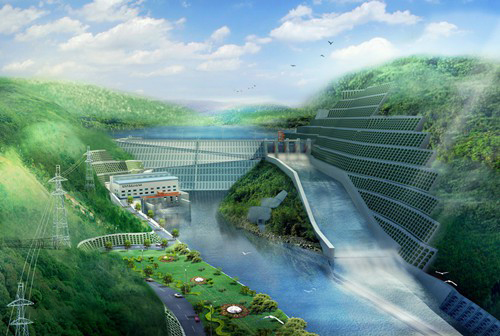 南桥镇老挝南塔河1号水电站项目